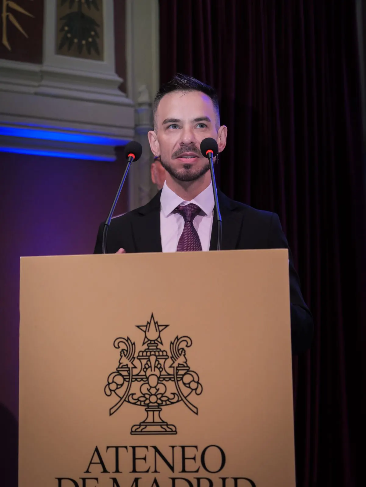 Sebastian Magrinelli en la gala de los Premios Europeos Carlos III